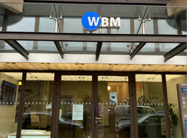 Eingang der WBM Zentrale