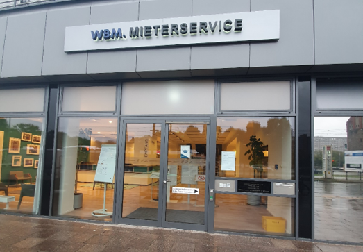 Eingang WBM Mieterservice